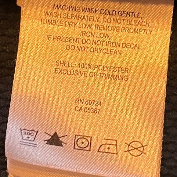 Columbia black and blue Omni shield rain jacket size XXS (4yo) - Picture 7 of 10